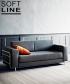 Silver sofa Softline design Stine Engelbrechtsen | Design Spichlerz