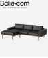 Elton Sofa 3 z szezlongiem esencja skandynawskiego wzornictwa Bolia | Design Spichlerz 