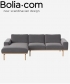 Elton Sofa 3 z szezlongiem esencja skandynawskiego wzornictwa Bolia | Design Spichlerz 