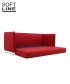 Metro sofa rozkładana z funkcją spania | Softline | design busk+hertzog | Design Spichlerz