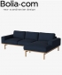 Elton Sofa 3 z szezlongiem esencja skandynawskiego wzornictwa Bolia | Design Spichlerz 