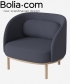 Fuuga Armchair stylowy i elegancki fotel skandynawski Bolia | Design Spichlerz 