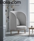 Fuuga Nesting Armchair stylowy i elegancki wysoki fotel skandynawski Bolia