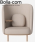 Fuuga Nesting Armchair stylowy i elegancki wysoki fotel skandynawski Bolia | Design Spichlerz 