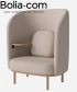 Fuuga Nesting Armchair stylowy i elegancki wysoki fotel skandynawski Bolia | Design Spichlerz 