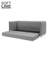 Metro sofa rozkładana z funkcją spania | Softline | design busk+hertzog | Design Spichlerz