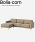 North 3 z szezlongiem stylowa klasyczna skandynawska sofa Bolia | Design Spichlerz