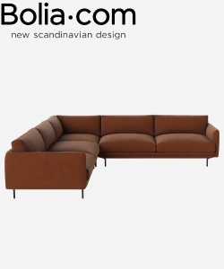 Lomi Sofa 5 skandynawski elegancki narożnik Bolia | Design Spichlerz
