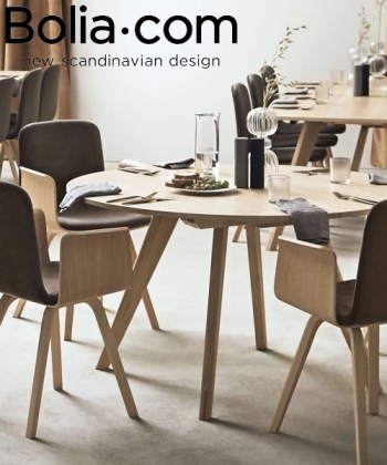 Palm dining chair nowoczesne skandynawskie krzesło Bolia | Design Spichlerz