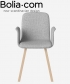 Palm dining chair nowoczesne skandynawskie krzesło Bolia | Design Spichlerz