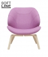 Eden dynamiczny nowoczesny skandynawski fotel Softline