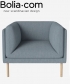 Paste armchair kontrastowy skandynawski fotel Bolia | Design Spichlerz 