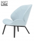 Eden dynamiczny nowoczesny skandynawski fotel Softline