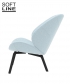 Eden dynamiczny nowoczesny skandynawski fotel Softline