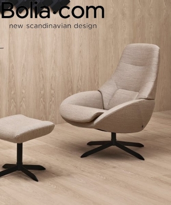 Saga Armchair piękny i wygodny skandynawski fotel Bolia | Design Spichlerz