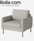 Scandinavia Armchair skandynawski elegancki fotel Bolia | Design Spichlerz