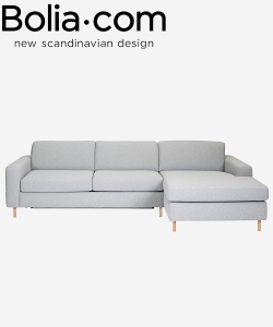 Scandinavia Sofa 3 z szezlongiem rozkładana skandynawska elegancka sofa Bolia | Design Spichlerz