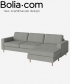 Scandinavia Sofa 3 z szezlongiem skandynawska elegancka sofa Bolia | Design Spichlerz