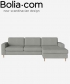Scandinavia Sofa 3 z szezlongiem skandynawska elegancka sofa Bolia | Design Spichlerz