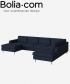 Scandinavia Sofa 5 skandynawski elegancki narożnik Bolia | Design Spichlerz