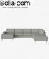 Scandinavia Sofa 5 skandynawski elegancki narożnik Bolia | Design Spichlerz