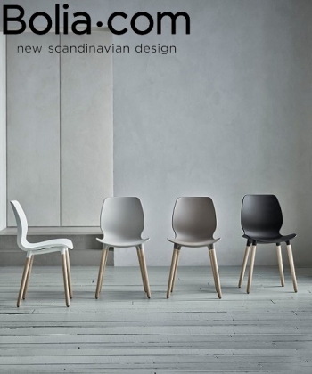 Seed Chair uniwersalne komfortowe krzesło skandynawskie Bolia | Design Spichlerz