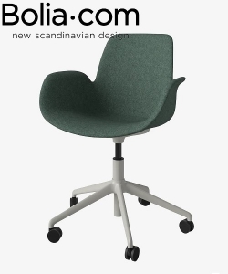 Seed Chair Office tapicerowane komfortowe krzesło biurowe skandynawskie Bolia | Design Spichlerz