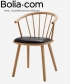 Sleek Chair Upholstered klasyczne skandynawskie krzesło Bolia | Design Spichlerz