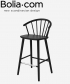 Sleek Barstool klasyczne skandynawskie krzesło barowe Bolia | Design Spichlerz