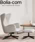 Solo Armchair elegancki skandynawski fotel Bolia | Design Spichlerz