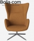 Solo Armchair elegancki skandynawski fotel Bolia | Design Spichlerz