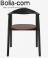 Swing upholstered dining chair ponadczasowe krzesło skandynawskie Bolia | Design Spichlerz