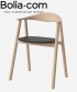 Swing upholstered dining chair ponadczasowe krzesło skandynawskie Bolia | Design Spichlerz