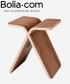 X-Stool minimalistyczny skandynawski stołek Bolia | Design Spichlerz