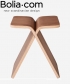 X-Stool minimalistyczny skandynawski stołek Bolia | Design Spichlerz