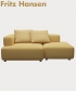 Alphabet 2 stylowa skandynawska sofa Fritz Hansen | Design Spichlerz