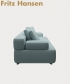 Alphabet 3 stylowa skandynawska sofa Fritz Hansen | Design Spichlerz