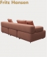 Alphabet 3 stylowa skandynawska sofa Fritz Hansen | Design Spichlerz