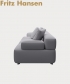 Alphabet 3 stylowa skandynawska sofa Fritz Hansen | Design Spichlerz