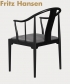 China krzesło z 1944 Fritz Hansen | Design Spichlerz