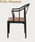 China krzesło z 1944 Fritz Hansen | Design Spichlerz