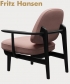 Fred Lounge elegancki skandynawski fotel Fritz Hansen | Design Spichlerz