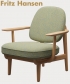 Fred Lounge elegancki skandynawski fotel Fritz Hansen | Design Spichlerz