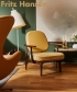 Fred Lounge elegancki skandynawski fotel Fritz Hansen | Design Spichlerz