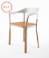 Steelwood Chair buk / biały | Magis | design Ronan & Erwan Bouroullec | Design Spichlerz