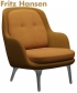 Fri komfortowy fotel skandynawski Fritz Hansen