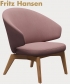 Let Lounge klasyczny fotel skandynawski Fritz Hansen | Design Spichlerz