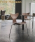 Lily rzeźbiarskie krzesło skandynawskie Fritz Hansen | Design Spichlerz