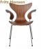 Lily Armchair krzesło skandynawskie Fritz Hansen