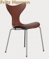 Lily Soft rzeźbiarskie krzesło tapicerowane Fritz Hansen | Design Spichlerz